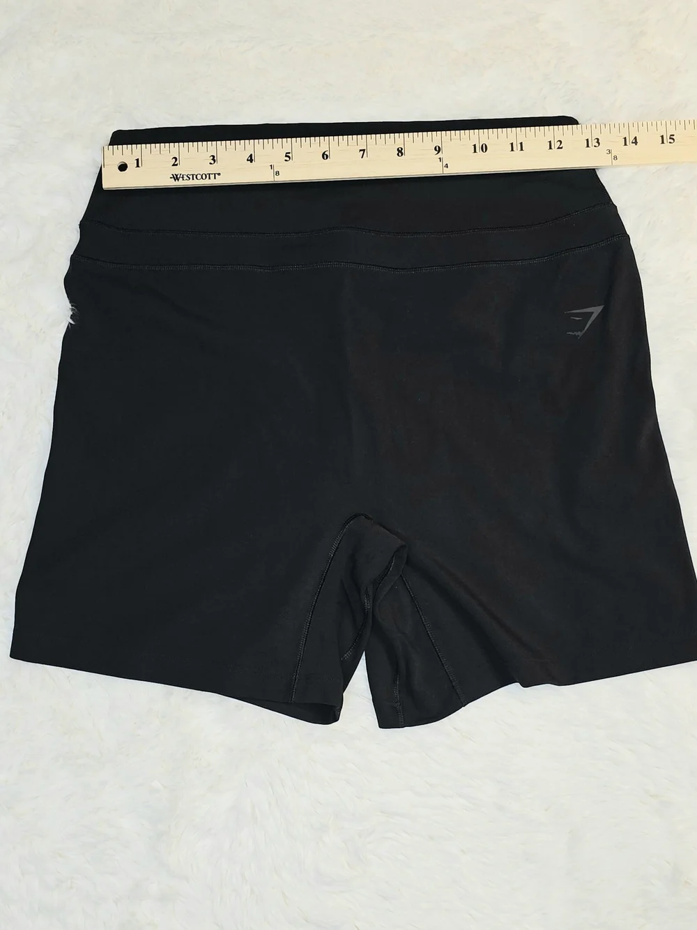 Gymshark High-Waist Black Women’s Performance Shorts-Lg - Picture 8 of 8